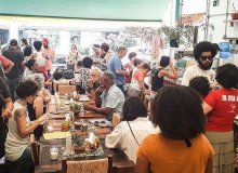 Lançamento da Feira da Reforma Agrária reúne dezenas de pessoas em SP