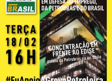 É hoje a Grande Marcha Nacional em Defesa do Emprego, da Petrobras e do Brasil