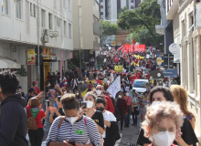 #3JForaBolsonaro lota as ruas de Florianópolis!