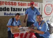 CUT Brasília leva PLIP para rodoviária do Plano Piloto