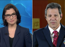 No Jornal Nacional, Haddad fala em gerar empregos e oportunidades educacionais