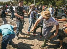 Durante a caravana de Lula, opositores revelam face violenta