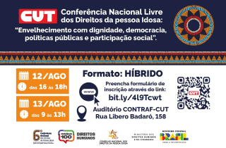 CUT realiza conferência para debater propostas a serem enviadas à 6ª CONADIPI