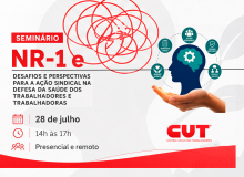 CUT realiza seminário sobre riscos psicossociais e aplicação da NR-1