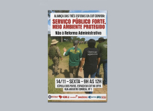 Na COP30, CUT e Condsef/Fenadsef farão ato contra reforma administrativa
