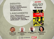 CUT realiza debate nesta terça (5) sobre os desafios para a luta democrática