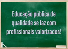 Professores lutam contra projeto que propõe congelamento de salários