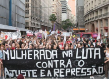 Mulheres vão às ruas barrar Reforma da Previdência
