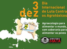 Contaminação e pressão do agronegócio marcam Dia Mundial de Luta Contra Agrotóxicos