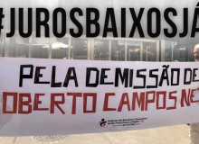 Trabalhadores realizam protestos contra os juros altos em várias cidades do Brasil