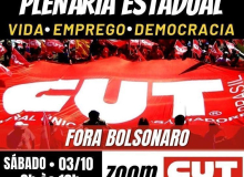 CUT-RS realiza plenária estadual virtual no dia 3 de outubro