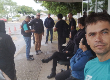 Vigilantes da Visan paralisam atividades contra atraso de salários