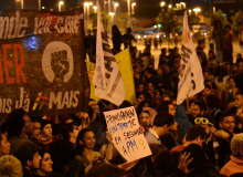 "Não se pode dispersar manifestações por vontade política"