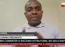 Júlio Santos, do Coletivo Racial da CUT-SP, participa de programa na GloboNews