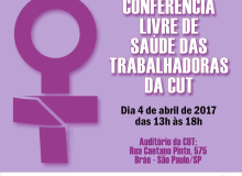 Saúde da mulher será tema de debate na CUT