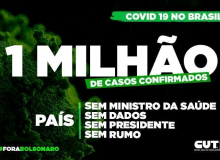 Brasil tem mais de um milhão de pessoas contaminadas por  Covid-19