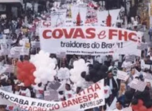 Bancários lembram os 17 anos da privatização do Banespa