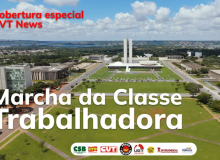Ao vivo: acompanhe a Marcha da Classe Trabalhadora em Brasília