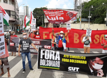 Pernambuco amanhece pedindo “Fora Bolsonaro”