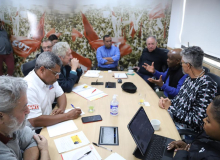 CUT Brasil e lideranças da Zâmbia estreitam diálogo e solidariedade internacional