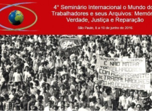 Com estrangeiros, seminário conta história dos trabalhadores