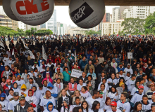 Apeoesp realiza assembleia para discutir campanha salarial e reforma da Previdência