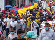 Negociação fracassa e colombianos agendam marcha nacional para esta quarta
