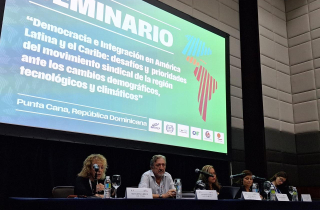 CUT participa do primeiro dia do Congresso da CSA destacando transição justa