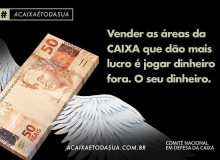 Trabalhadores comemoram aniversário da Caixa com Dia Nacional de Luta