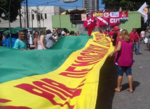 Em Belém, linda mobilização. Apesar dos provocadores