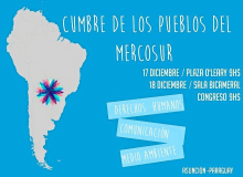 Cúpula dos Povos do Mercosul será realizada quinta e sexta