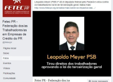 Deputado Leopoldo Meyer tenta impedir divulgação de votação contra trabalhadores