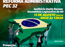 Seminário em Porto Alegre debate reforma Administrativa na próxima sexta
