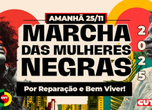 Mulheres negras marcham por reparação e bem viver, em Brasília, nesta terça (25)