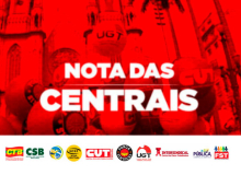Nota das Centrais Sindicais – Em defesa das instituições e da democracia