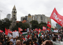 Ato pró-Palestina em São Paulo (16/5/2025) | Fotos: Dino Santos