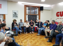 Plenária fortalece união na luta contra o governo de Romeu Zema e o Regime de Recuperação Fiscal - Fotos Henrique Marques