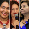 Carmen Foro, Edjane Rodriguês e Madalena Margarida da Silva