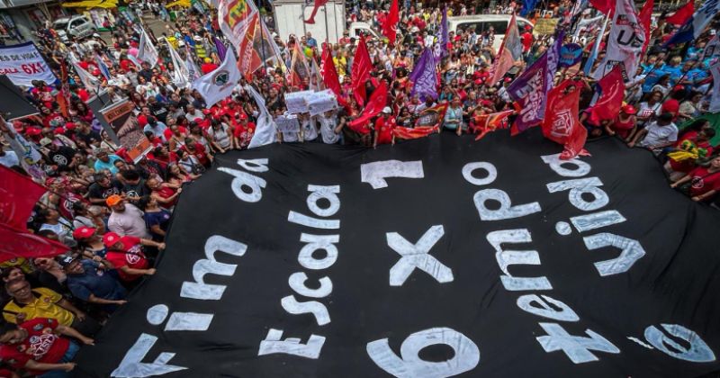 Neste domingo, o povo pede o fim da escala 6×1; votação deve ser em breve no Senado – CUT