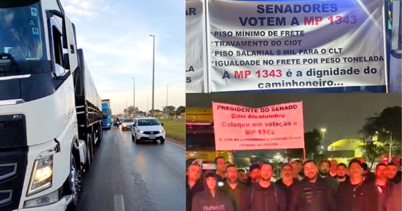 CNTTL apoia a mobilização nacional dos caminhoneiros pela aprovação da MP 1.343 – CUT
