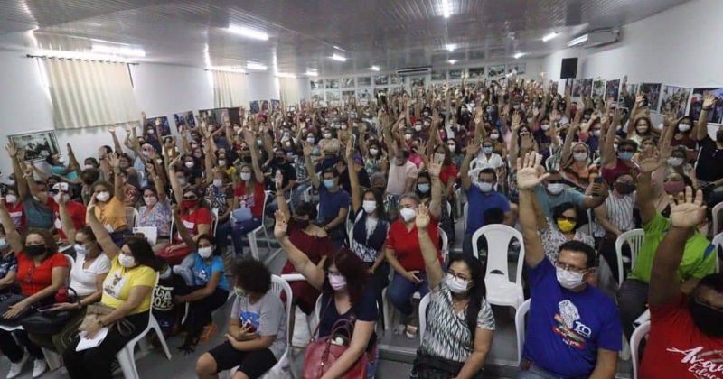 Natal: Professores da rede municipal decretam greve pelo piso 2022, de 33,24% - CUT - Central Única dos Trabalhadores Natal: Professores da rede municipal decretam greve pelo piso 2022, de 33,24% - CUT - Central Única dos Trabalhadores