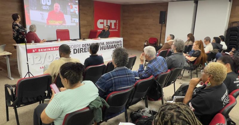 Em seminário, CUT propõe segurança cidadã, democrática e antirracista para o país – CUT